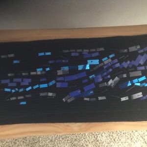 Prada Heavy Knit Sequin Scarf